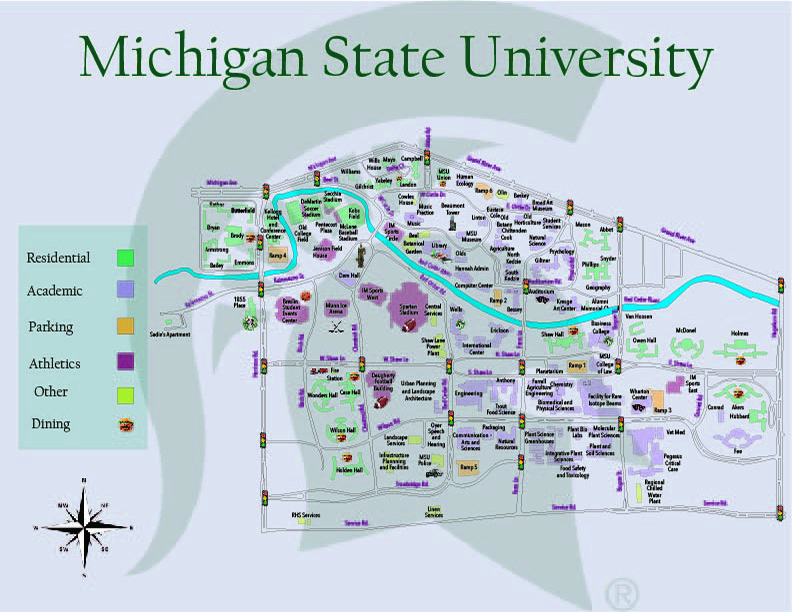 MSU Campus Map